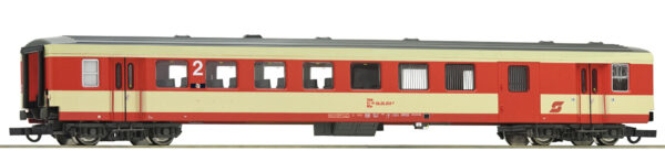 Roco 74697  2nd class "Schlieren" coach with baggage compartment, ÖBB