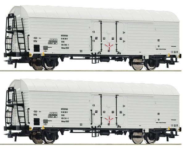 Roco 76035   2 piece set: Refrigerator wagons, DR