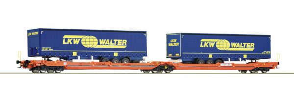 Roco 77393  Articulated double pocket wagon T3000e, Wascosa