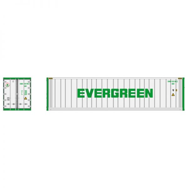 Atlas 20006724   40' Refrigerated Container, Evergreen (3 Pack)