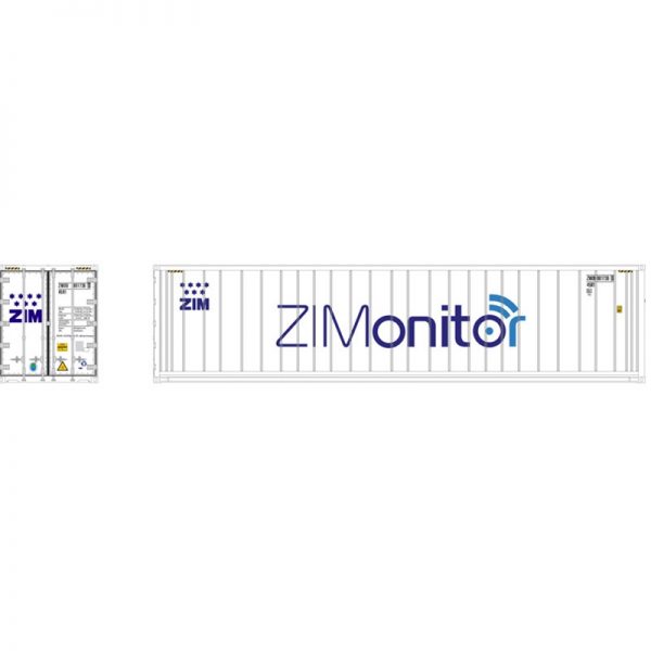 Atlas 20006730   40' Refrigerated Container, ZIM (MONITOR) (3 Pack)