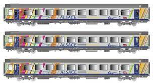 LS Models 40282  Three-piece passenger set VTU/VU “Alsace s'Elsass”, SNCF