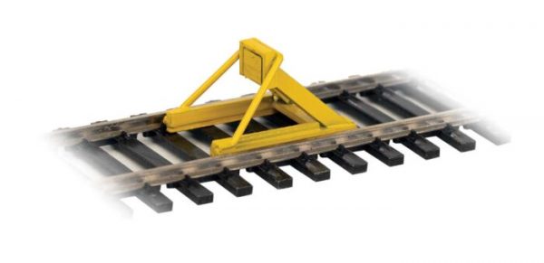 Walthers Track 83108  HO Assembled Track Bumper 4-Pack - Yellow