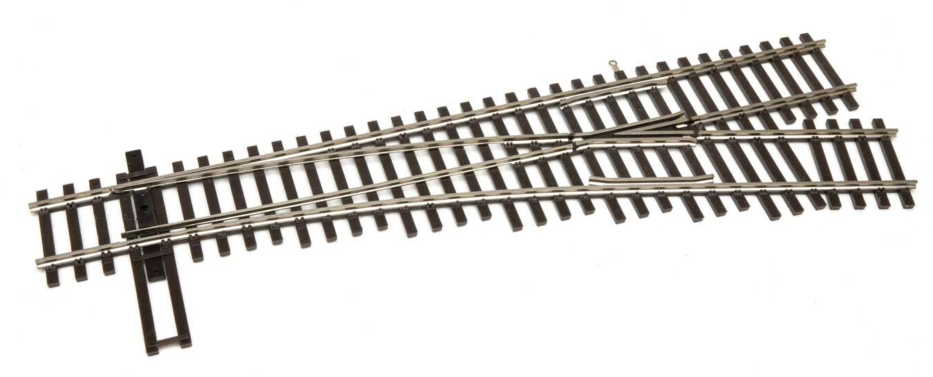 Walthers Track 83014  HO Code 83 Nickel Silver DCC Friendly Number 4 Turnout - Right Hand