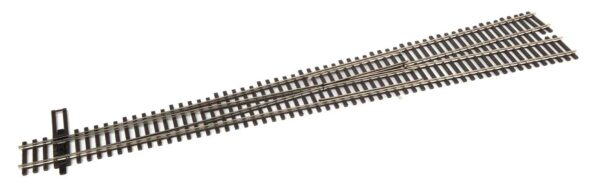 Walthers Track 83021  HO Code 83 Nickel Silver DCC Friendly Number 10 Turnout - Left Hand