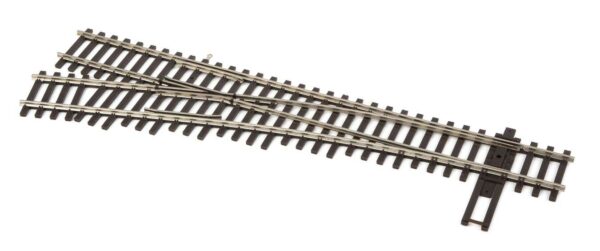 Walthers Track 83013  HO Code 83 Nickel Silver DCC Friendly Number 4 Turnout - Left Hand