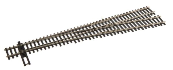 Walthers Track 83018  HO Code 83 Nickel Silver DCC Friendly Number 6 Turnout - Right Hand