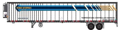 Trainworx 65388-11   53' Reefer Trailer, Werner