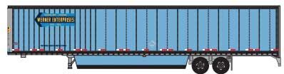 Trainworx 65388-08     53' Van Trailer, Werner