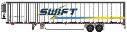 Trainworx 65376-07  53' Reefer Trailer, Swift