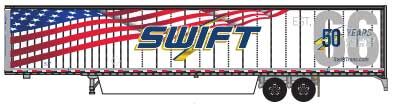 Trainworx 65376-05   53' Van Trailer, Swift
