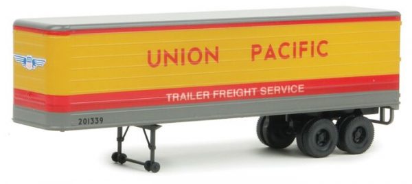Walthers SceneMaster 2406  35' Fluted-Side Trailer, UP (2 Pack)