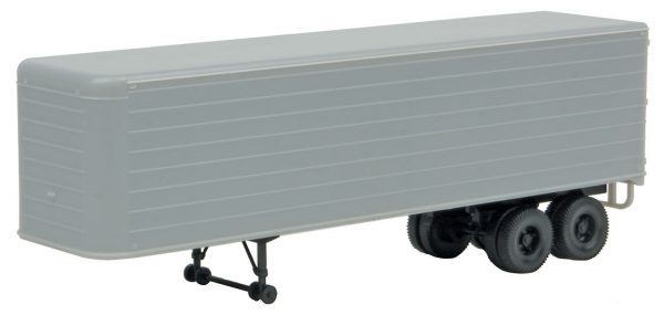 Walthers SceneMaster 2400  35' Fluted-Side Trailer, UNDEC (2 Pack)