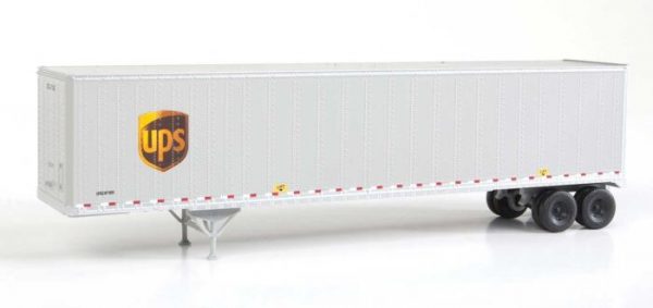 Walthers SceneMaster 2256  48' Stoughton Trailer, UPS Modern (2 Pack)