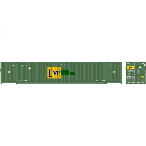 Atlas 50005944   N 53’ CIMC Containers, EMP (3 Pack)