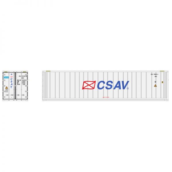 Atlas 50005996   N 40’ Refrigerated Containers, CSAV (3 Pack)