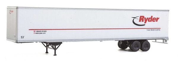 Walthers SceneMaster 2455  53' Stoughton Trailer, Ryder (2 Pack)