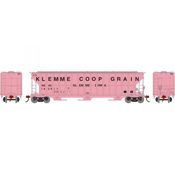 Athearn HO 81562  FMC 4700 Covered Hoppers, Klemme Coop Grain