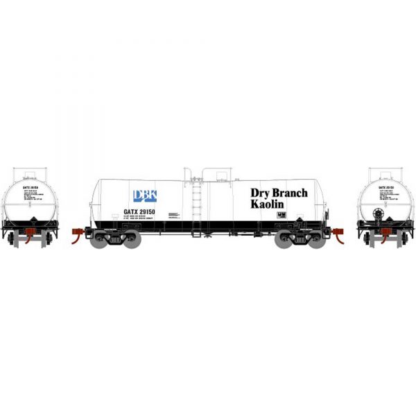 Athearn 16351   16,000-Gallon Clay Slurry Tank, GATX