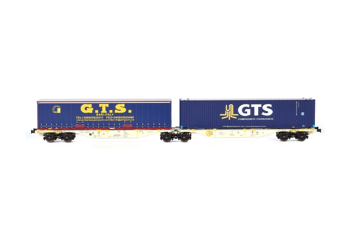 B-Models 59403  Container Cars Sggmrss 90', AAE