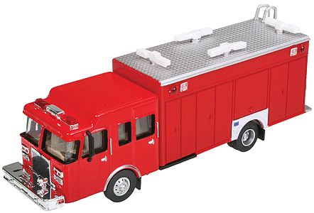 Walthers SceneMaster 13802  Hazardous Materials Fire Truck - Red