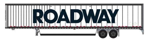 Trainworx 45384-04   Hyundai 53' Dry Van Semi Trailer, Roadway