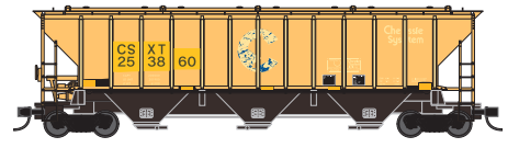 Trainworx 24424-04   PS4427 Covered Hopper, CSX