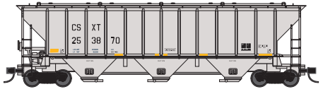 Trainworx 24424-06   PS4427 Covered Hopper, CSX