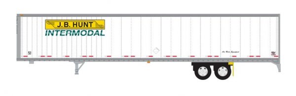 Trainworx 65340-07   53' Van Trailer, JB Hunt