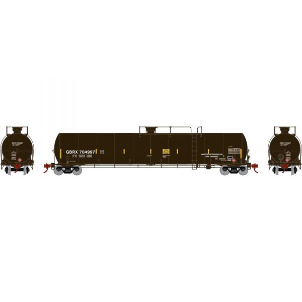 Athearn Genesis 25656   33,900-Gallon LPG Tank/Late, GBRX #704997