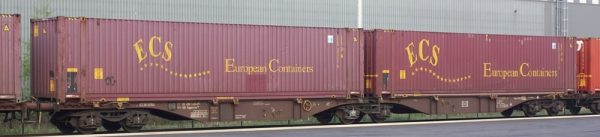 B-Models 59102  Container Cars Sggmrss 90', Touax