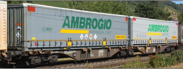 B-Models 59305  Container Cars Sggmrss 90', AMBROGIO