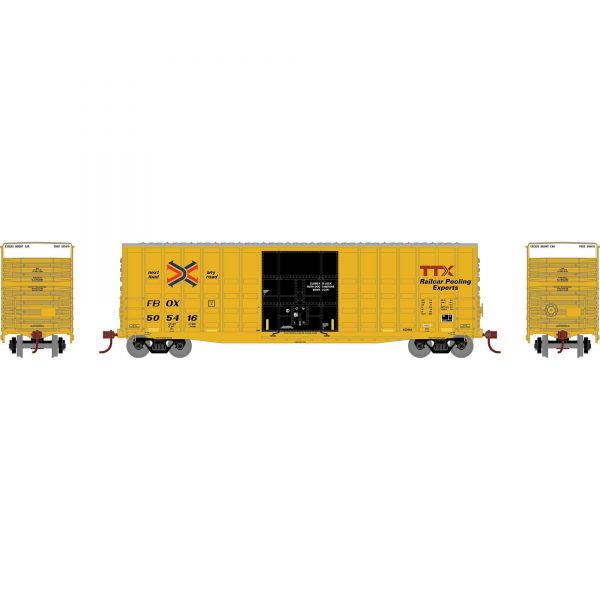 Athearn 88084   50' Waffle HC Plug Door Boxcar, TTX