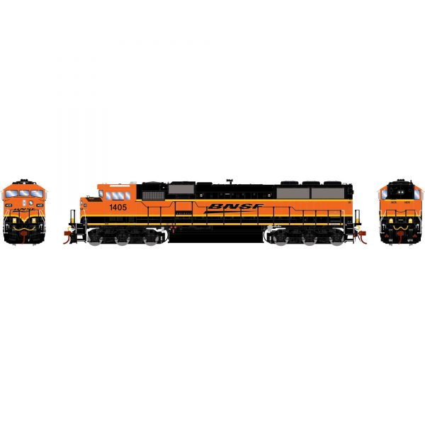 Athearn Genesis 75526  Diesel Locomotive SD60M-3 Tri-Clops, BNSF #1405