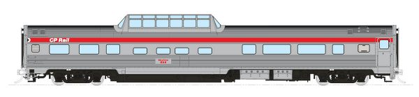 Rapido Trains 116044  Budd Mid-Train Dome Car, CP Rail