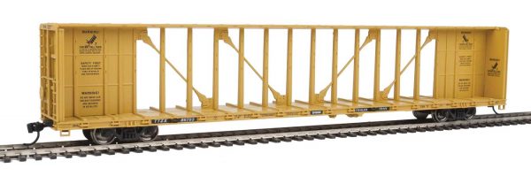 Walthers Mainline 4860   72' Centerbeam Flatcar with Standard Beam, TTX