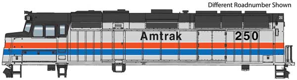 Walthers Mainline 19464  EMD F40PH Phase II, Amtrak (DCC/Sound)