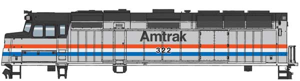 Walthers Mainline 19465  EMD F40PH Phase III, Amtrak (DCC/Sound)