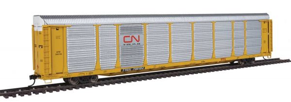 Walthers Proto 101351  89' Thrall Bi-Level Auto Carrier, CN