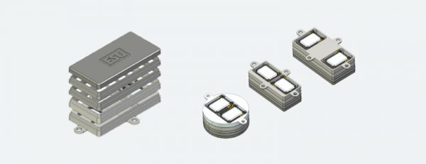 ESU 50340  Speaker set, Dual 11x15mm, Modular Soundbox kit for 28mm, 20x40mm, 16x35mm