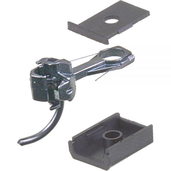 Kadee #118 HO Scale SF Shelf Whisker® Metal Couplers - Medium (9/32") Centerset Shank