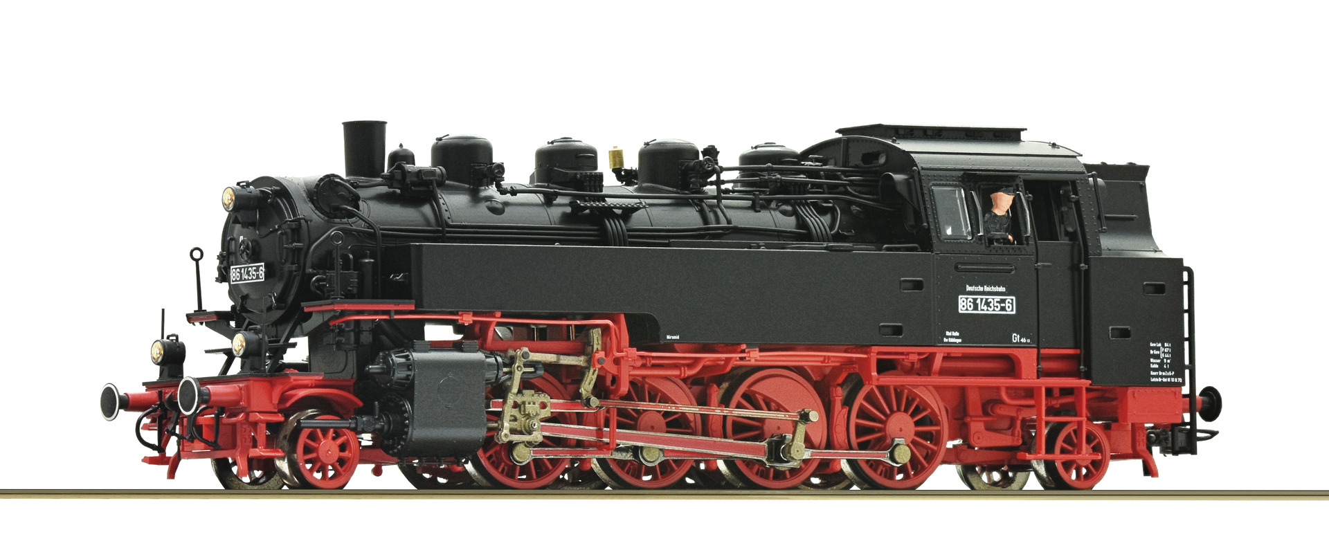 Roco 70021  Steam locomotive 86 1435-6, DR