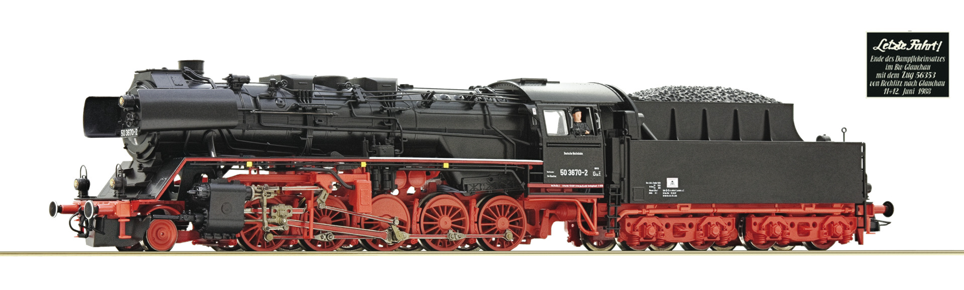 Roco 70287  Steam locomotive 50 3670-2, DR