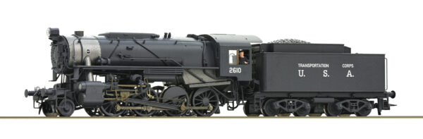 Roco 72155  Steam locomotive 2610, USATC (DCC/Sound)