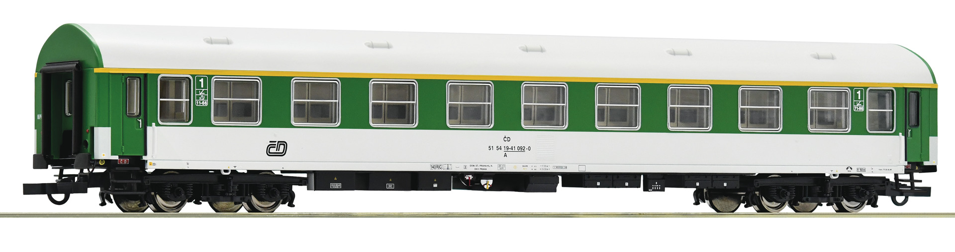 Roco 74783   1st class passenger coach, CD