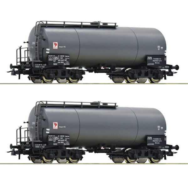 Roco 76017  2 piece set: Tank wagons, PKP
