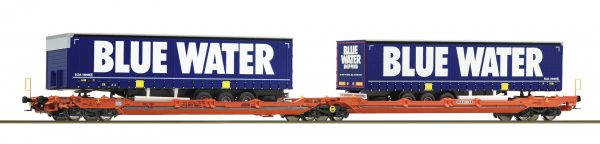 Roco 77387  Articulated double pocket wagon T3000e, Wascosa