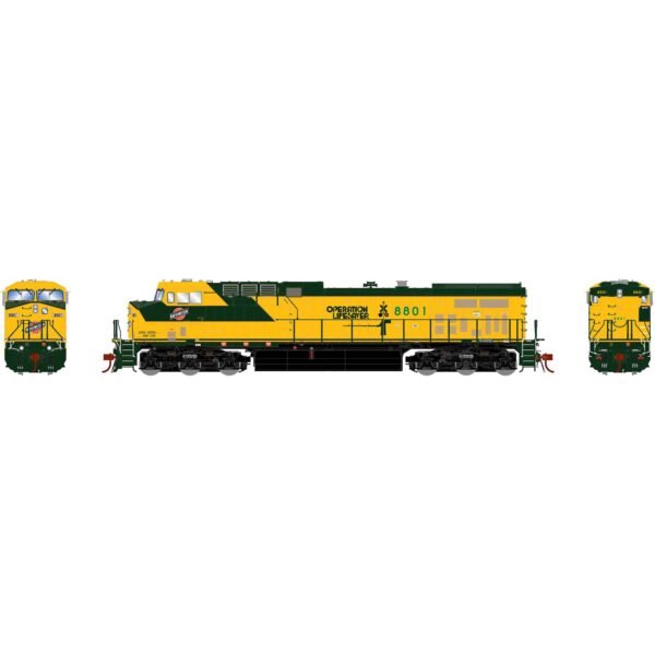 Athearn Genesis 31547  Diesel Locomotive G2 AC4400CW, C&NW #8801