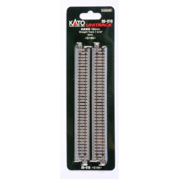 Kato 20010  N Straight Roadbed Track 186mm (7 5/16") [4 pcs]