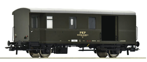 Roco 74222   Goods train baggage wagon, PKP